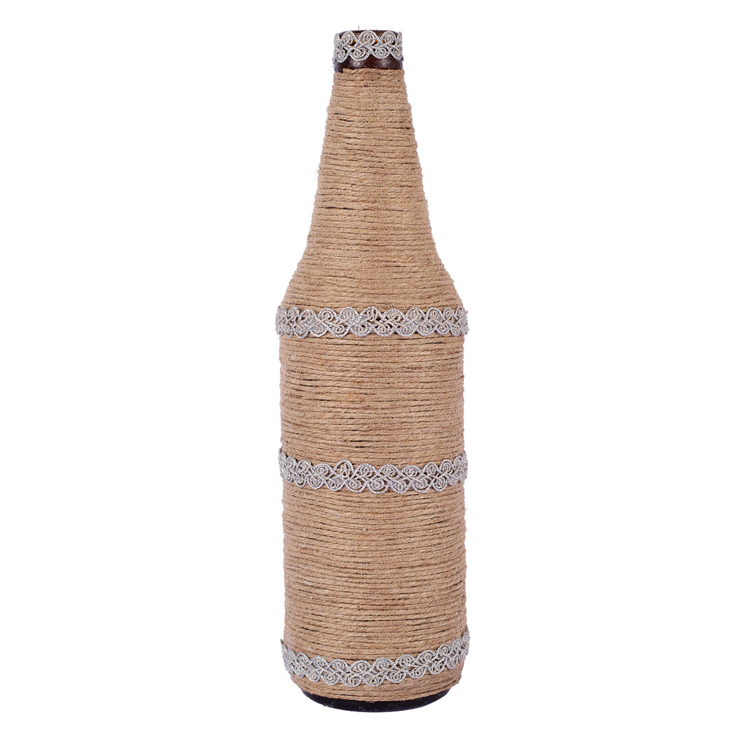 Jute Handmade Glass Vase