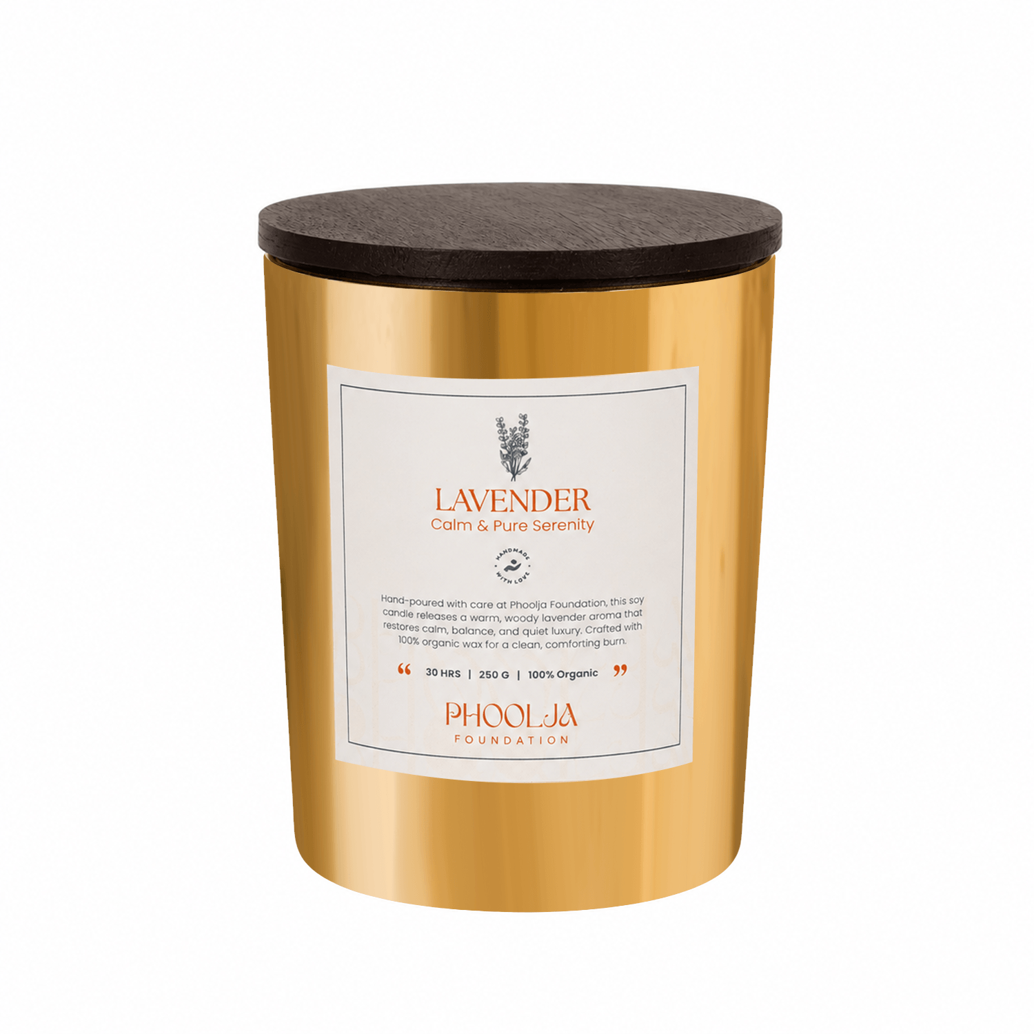 Golden Jar Candle – Lavender