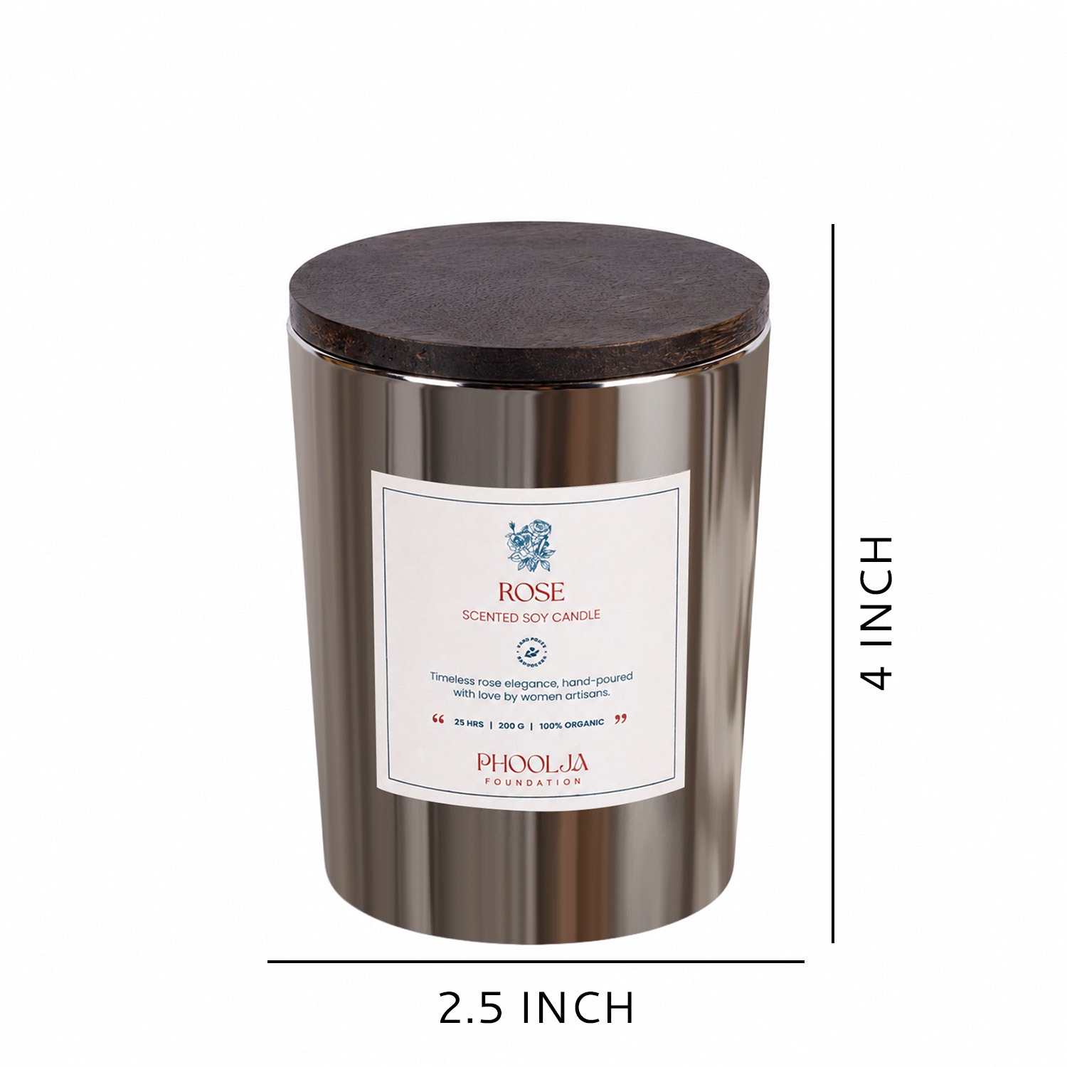Silver Jar Candle – Lavender