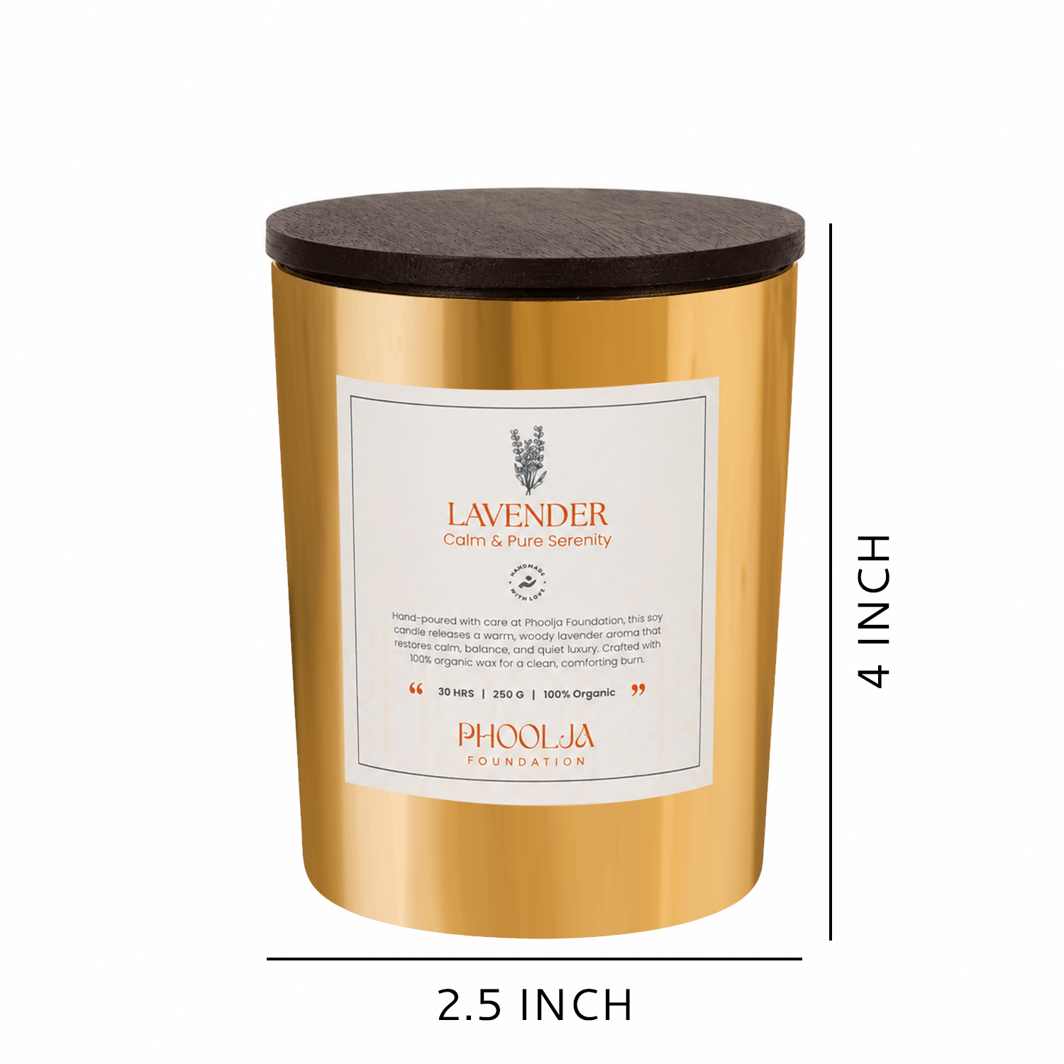 Golden Jar Candle – Lavender