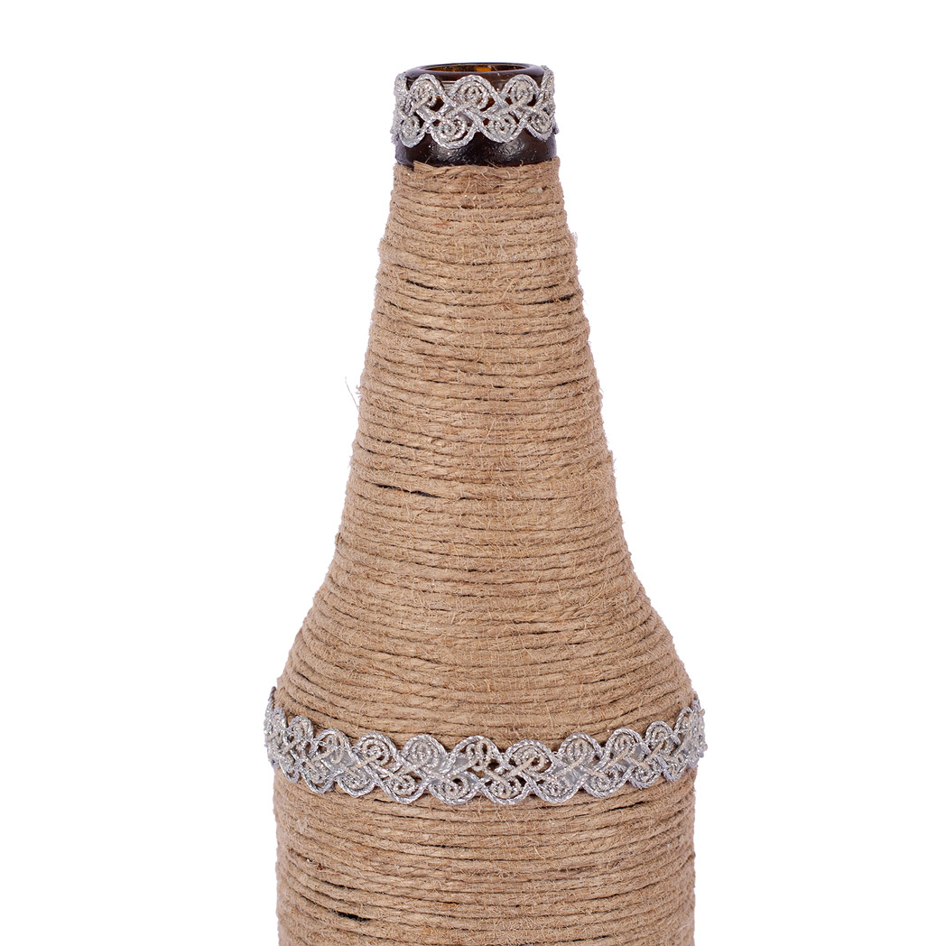Jute Handmade Glass Vase