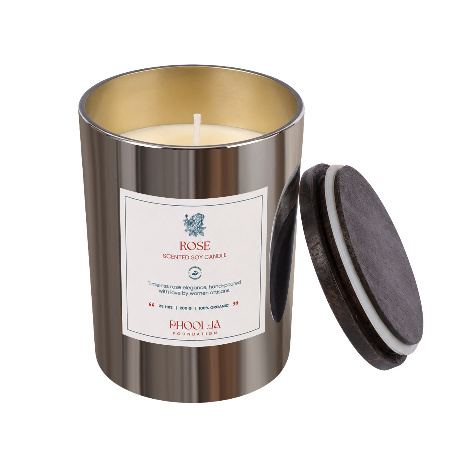 Silver Jar Candle – Lavender