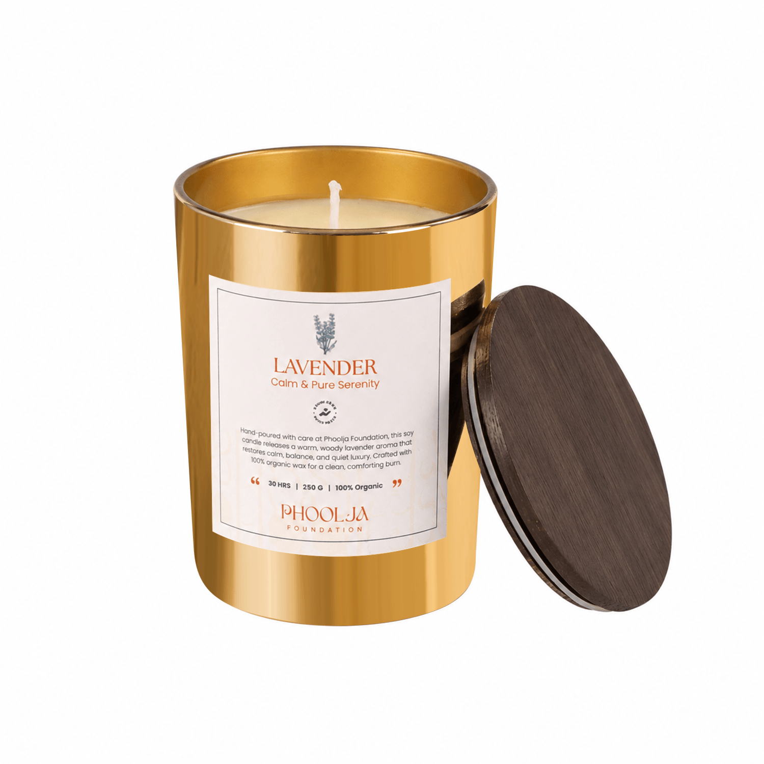 Golden Jar Candle – Lavender