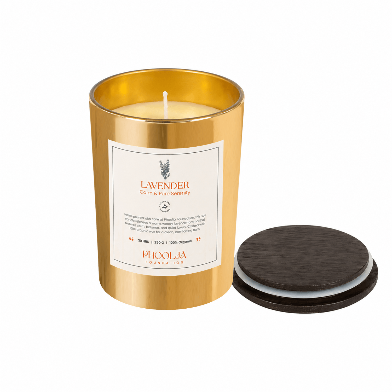 Golden Jar Candle – Lavender