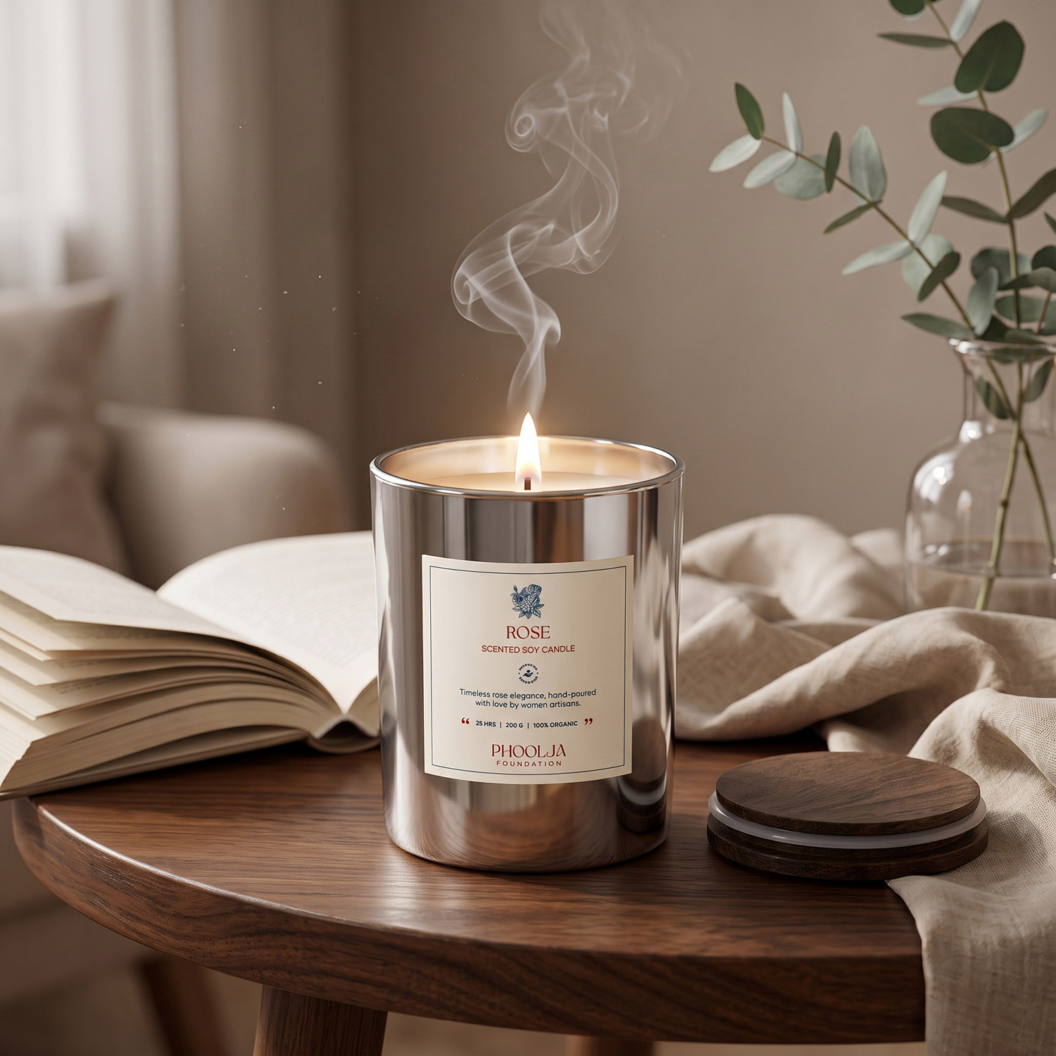 Silver Jar Candle – Lavender