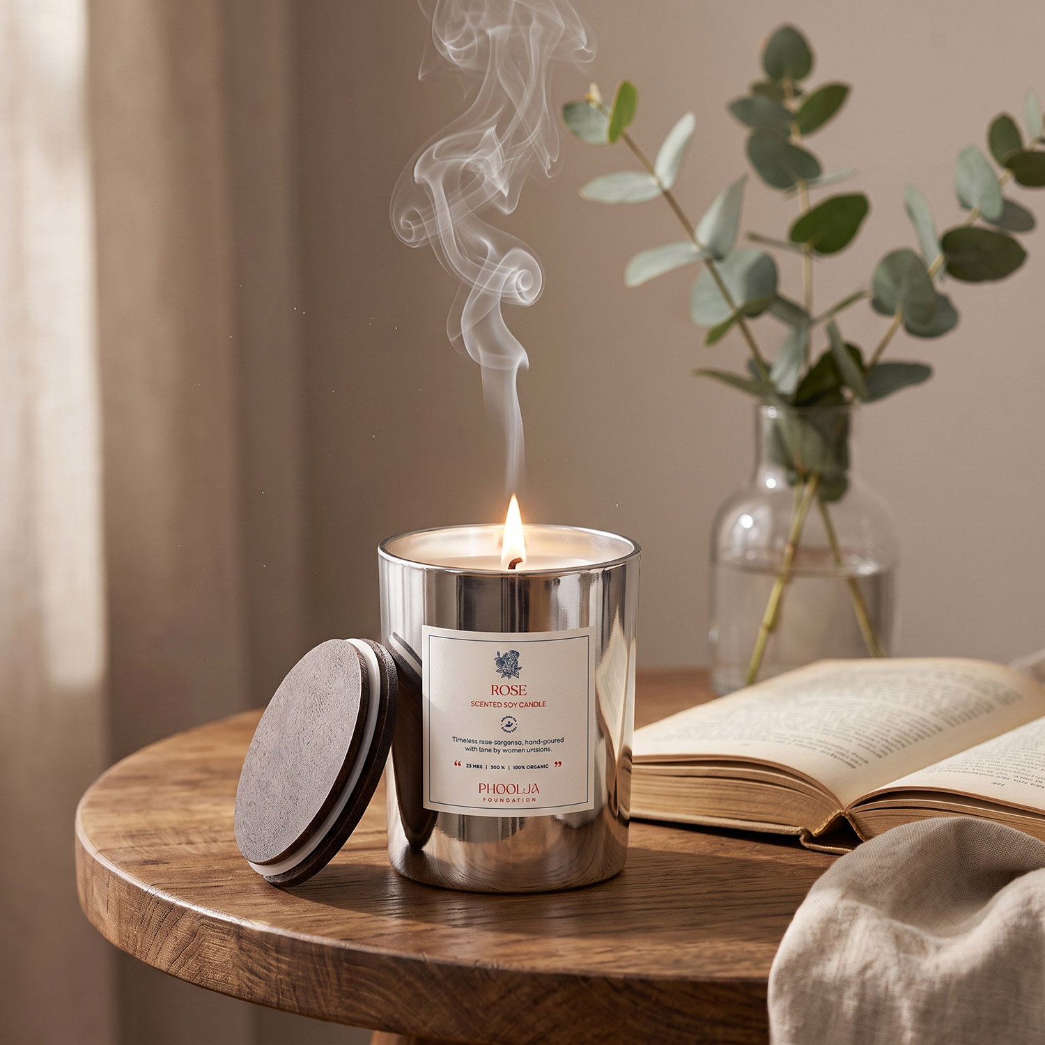 Silver Jar Candle – Lavender