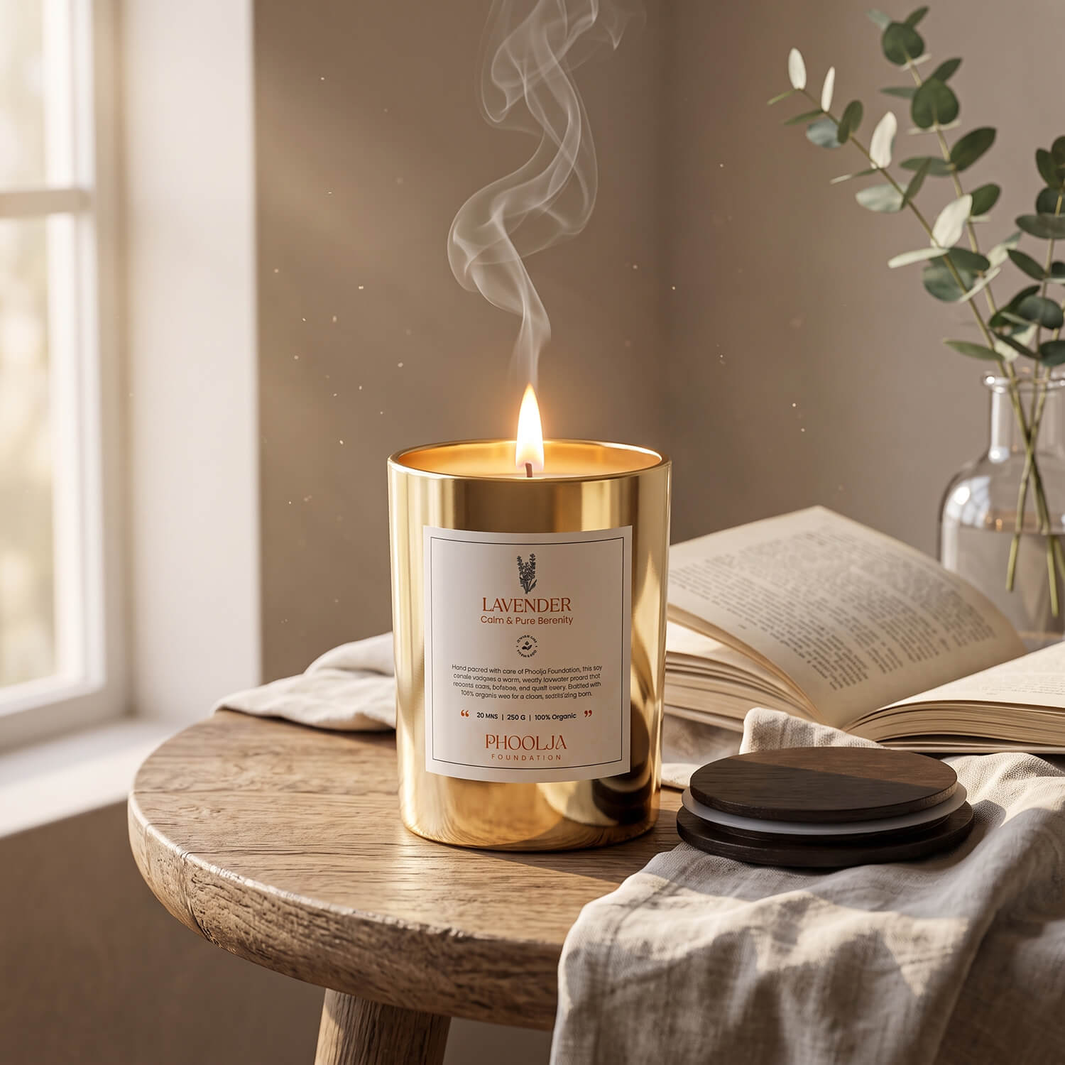 Golden Jar Candle – Lavender
